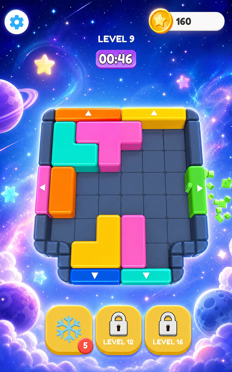 Boundary Color Edge Blocks later stage